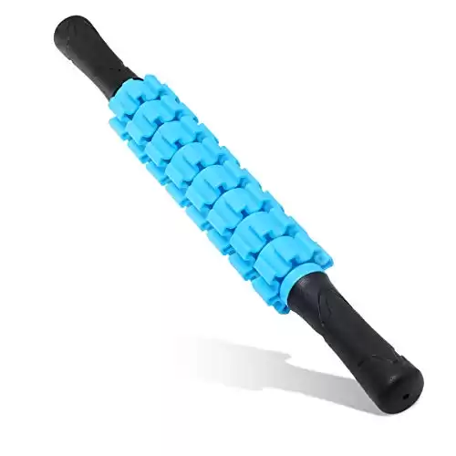 ZanLLW Muscle Roller Stick, Liposuction Massage Roller for Lymphatic Drainage, Athletes, Therapy Massage Roller Stick for Relief Muscle Soreness, Trigger Points, Help Runner Legs, Back Recovery
