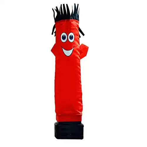 LookOurWay Mini Air Dancers Inflatable Tube Man Set / 29" Waving Inflatable Tube Guy with Blower for Stand Out Advertising (Red)