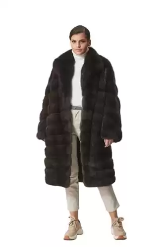 Big Brown Sable Fur Coat