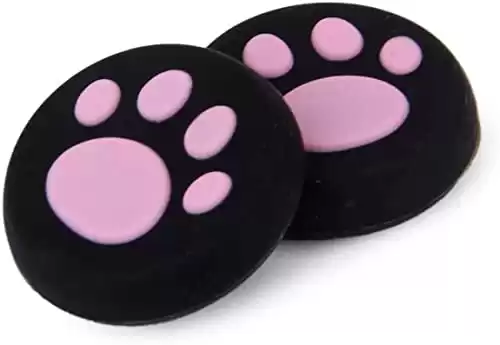 Vivi Audio Thumb Stick Grips Cap Cover Joystick Thumbsticks Caps for PS4 Xbox ONE Xbox 360 PS3 PS2 Pink Cat Dog Paw