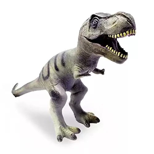 Boley Jumbo 22" Soft Jurassic T-Rex - Educational Dinosaur Figure for Rough Play, Party, and Toddler Gift