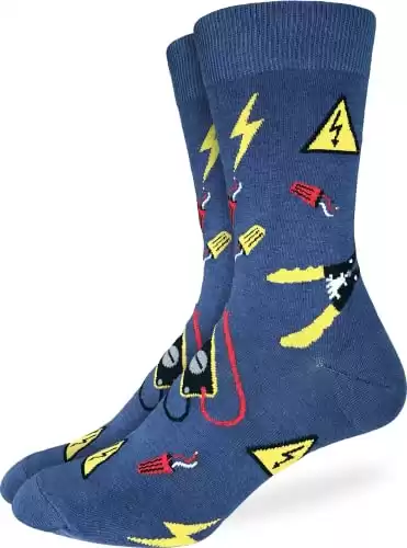 Good Luck Sock Men's Electrician Socks, Adult