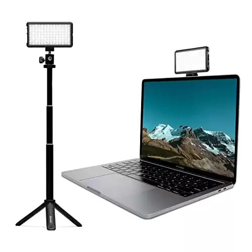 Lume Cube Broadcast Lighting Kit | Webcam Light for Computer & Laptop | Enhance Video Calls, Streaming & Vlogging | Includes Adjustable Tripod & Suction Mount | Adjust Brightness & Col...