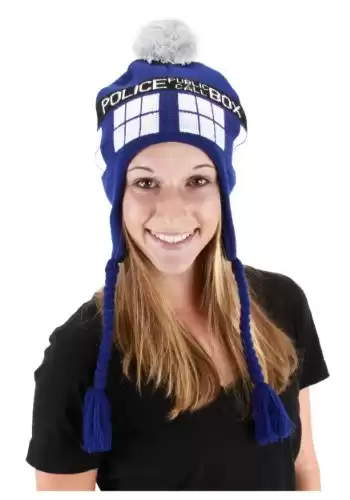 Elope Doctor Who Tardis Laplander, Blue, One Size