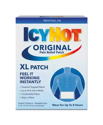 Icy Hot Extra Strength Medicated Patch, XL Back & Large Areas, 3 Count (Pack of 1)