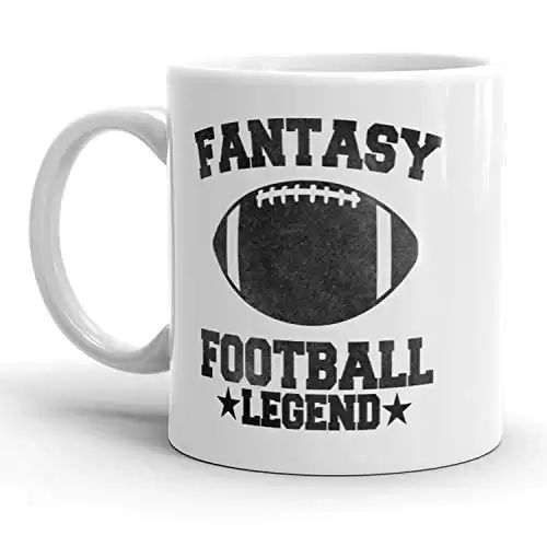 Crazy Dog T-Shirts Fantasy Football Legend Mug Funny Sports Coffee Cup - 11oz