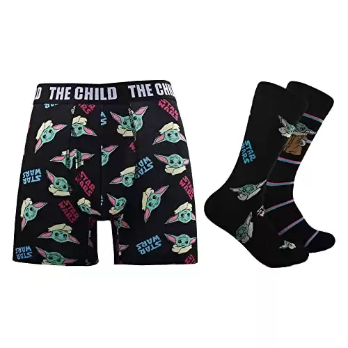 STAR WARS mens and Socks Underwear Gift Set, Black Gift Set (3 Piece), Large US