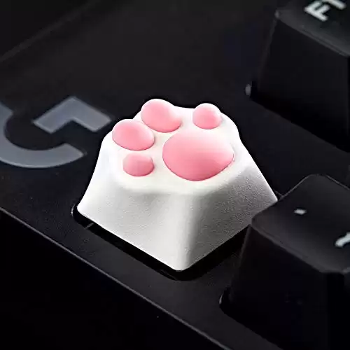 Byhoo Custom Gaming Key Cap Cat Palm Keycap for Cherry MX Switch Machinery Keyboard for ESC Key, Metal Cat Claw Keycap for FPS MOBA Game Players, Keyboard Enthusiasts
