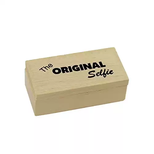 Treasure Gurus The Original Selfie Surprise Wooden Box Gag Gift Practical Joke Prank Toy