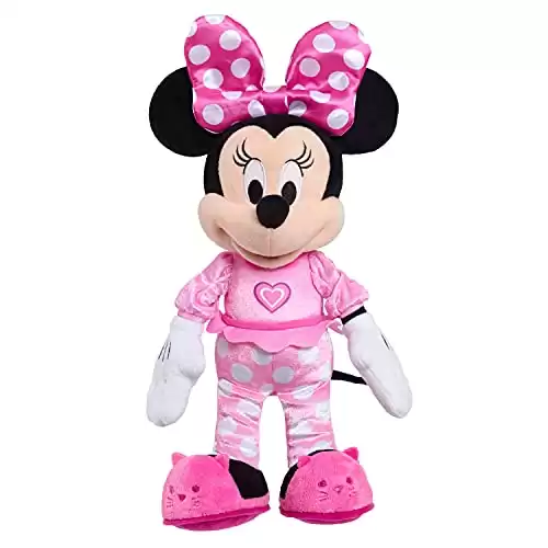 Minnie Mouse Happy Helpers Singing Plush, Officially Licensed Kids Toys for Ages 3 Up by Just Play