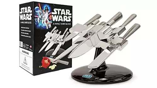 Star Wars X-Wing Knife Block - Kitchenware for Star Wars Fans - Includes 5 Knives