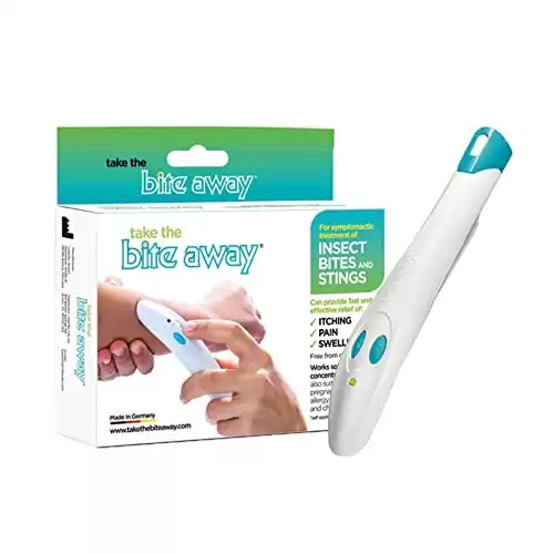 bite away Insect Sting & Itch Relief Stick, Chemical-Free Treatment with Heat for Symptom Relief from Mosquito and Bug Bites, 1 Device