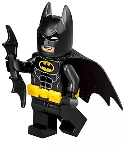 LEGO Super Heroes DC Universe Black Batman Minifigure with Batarang (Traditional Head)