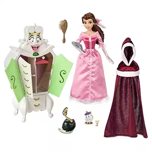 Disney Belle Classic Doll Wardrobe Play Set – Beauty and The Beast