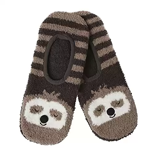 Snoozies Womens Sweet Mary Jane Animal Socks - Sloth