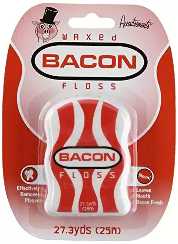 Archie McPhee Accoutrements Waxed Bacon Floss