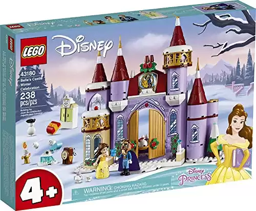 LEGO Disney Belle’s Castle Winter Celebration (43180) Disney Princess Building Kit; Makes a Great Birthday for Kids who Love Disney’s Beauty and The Beast (238 Pieces)