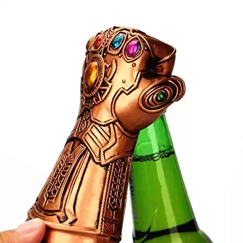 Thanos Infinity Gauntlet Bottle Opener, Marvel Beer Bottle Opener, Infinity Gauntlet, Personalized Desktop Cool Beer Opener, for Bar Party Hotel Decoration
