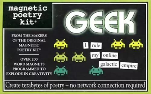 Magnetic Poetry - Geek Kit - Words for Refrigerator - Write Poems and Letters on the Fridge - Made in the USA