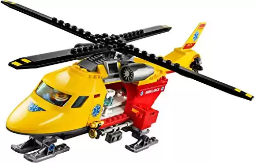 LEGO City Ambulance Helicopter 60179 Building Kit, New 2019 (190 Pieces)