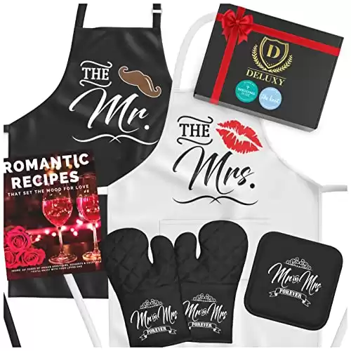 Mr. and Mrs. Aprons Plus Couple Gifts