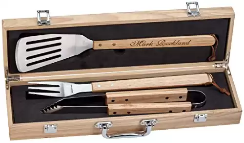 Sofia's Findings Personalized Grill Set | BBQ Engrave Set