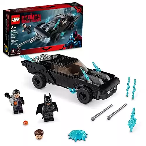 LEGO DC Batman Batmobile: The Penguin Chase 76181 Car Toy, Gift Idea for Kids, Boys and Girls 8 Plus Years Old with Batman Minifigure and The Penguin Minifigure, Super Heroes Set