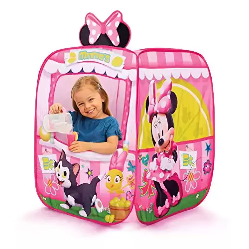 Minnie Mouse Kids Pop Up Tent - Children's Playtent Playhouse for Indoor Outdoor, Great For Pretend Play In Bedroom Or Park! For Boys Girls Kids Infants & Baby