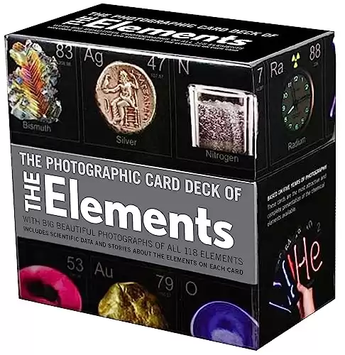 The Photographic Card Deck of the Elements: With Big Beautiful Photographs of All 118 Elements in the Periodic Table