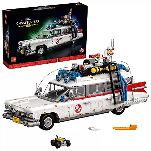 LEGO Icons Ghostbusters ECTO-1 10274 Car Kit, Large Set for Adults, Gift Idea for Men, Women, Her, Him, Collectable Model for Display, Nostalgic Home Décor