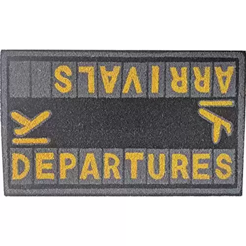 Pilot Toys Arrivals/Departures Door Mat