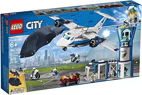 LEGO City Sky Police Air Base 60210 Building Kit (529 Pieces)