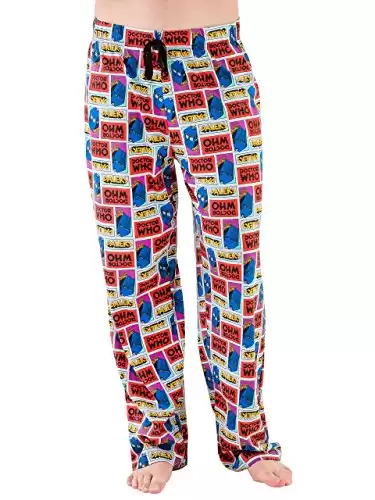 Doctor Who Mens' Dr Who Pajama Lounge Pant Medium