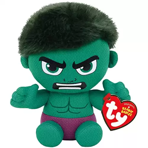 Ty Incredible Hulk Plush, Green/Purple, Regular