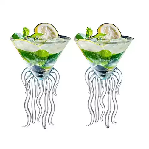 Octopus Martini Glasses