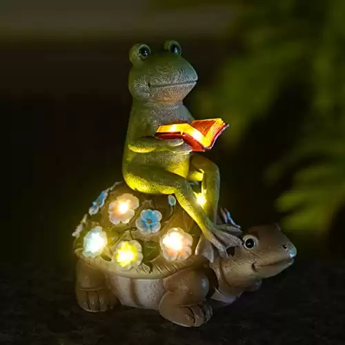Nacome Garden Solar Frog Statue