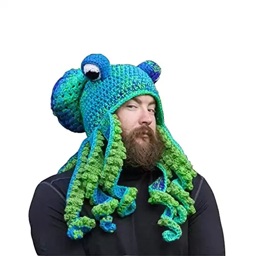 Octopus Squid Beany Hat For Gifts That Start With The Letter O
