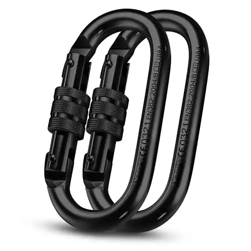 Oval Shaped Climbing Carabiner Clip