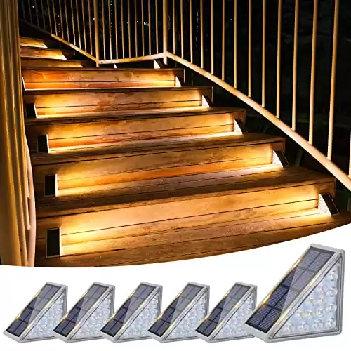 Outdoor Triangle Solar Stair Lights