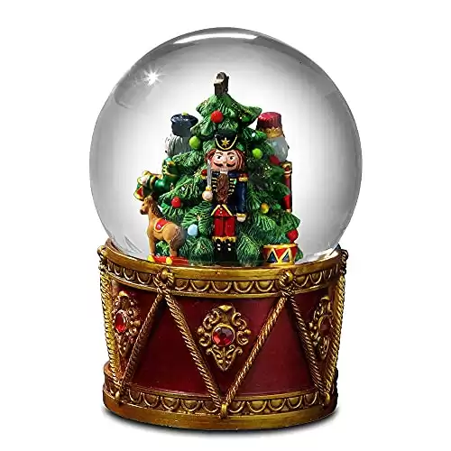 Nutcracker Drum Water Globe