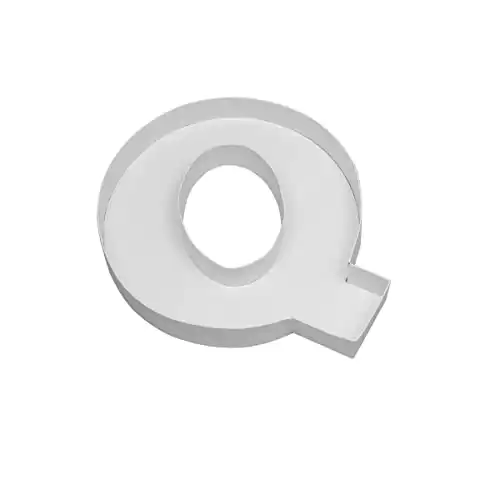Q Shaped Cardboard Letter Candy Box