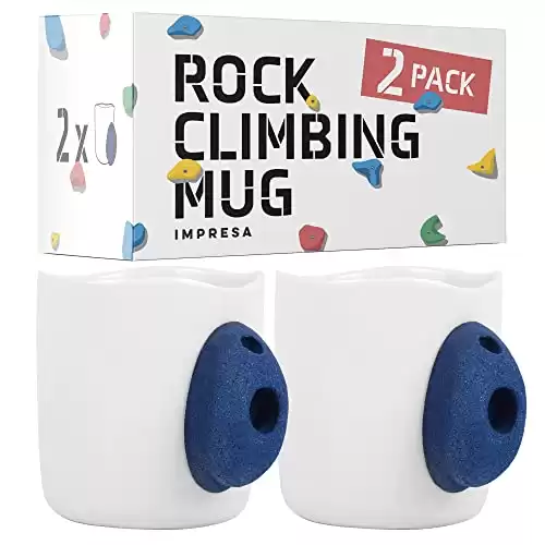 Pinch Hold Rock Climbing Mug