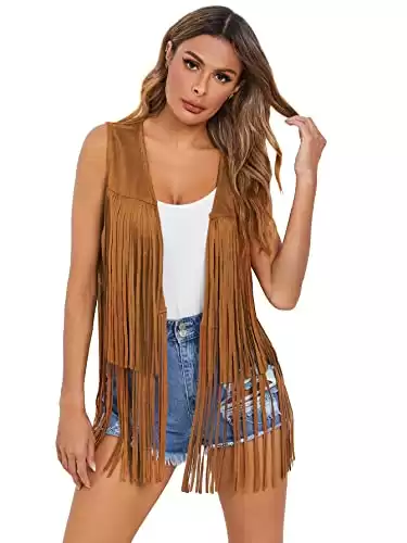 Suede Fringe Jacket