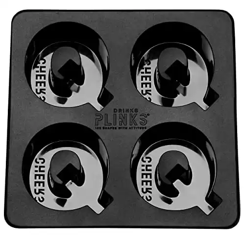 Q Shaped Silicone Ice Cube Mold Tray