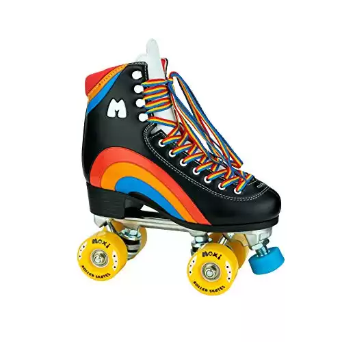 Retro Roller Skates for a Rainbow Roller Disco