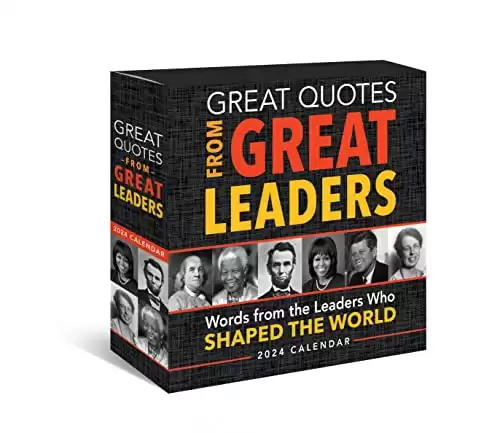 Quote Calendar Of Great Leaders