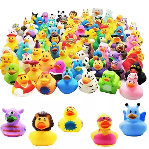 An Insane Amount of Rubber Ducks - 800 Pack