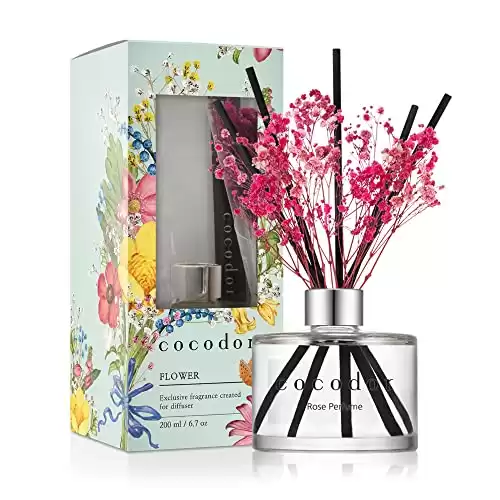 Relaxing Rose-Scented Reed Diffuser