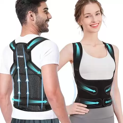 Posture Corrector Brace to Sit Straighter