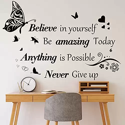 Quotes Letter Wall Stickers